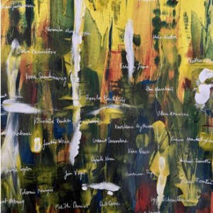 Canvas Print of Memorial Piece