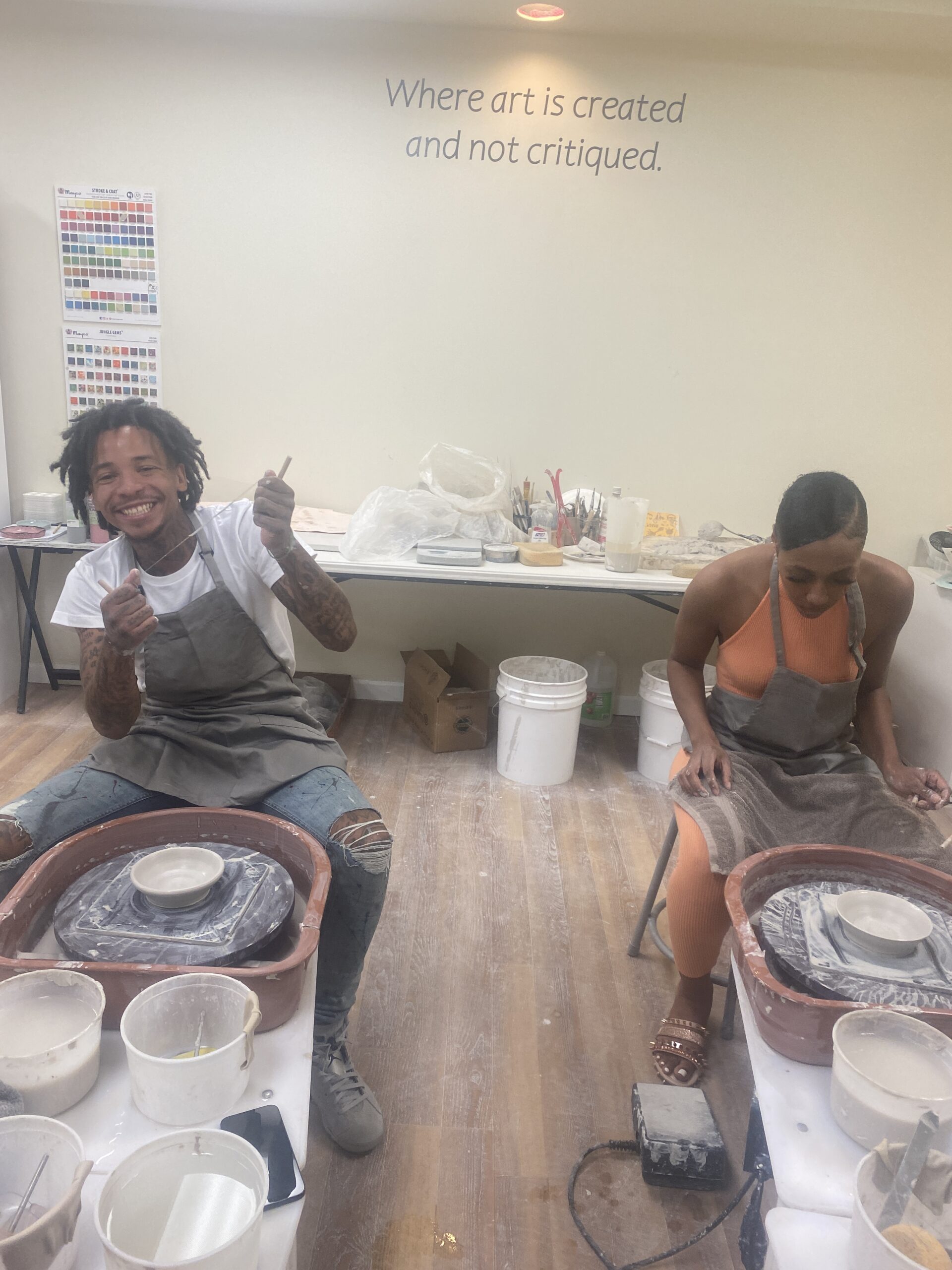 Wheel Throwing, Pottery and Art Studio