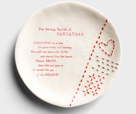 giving plate