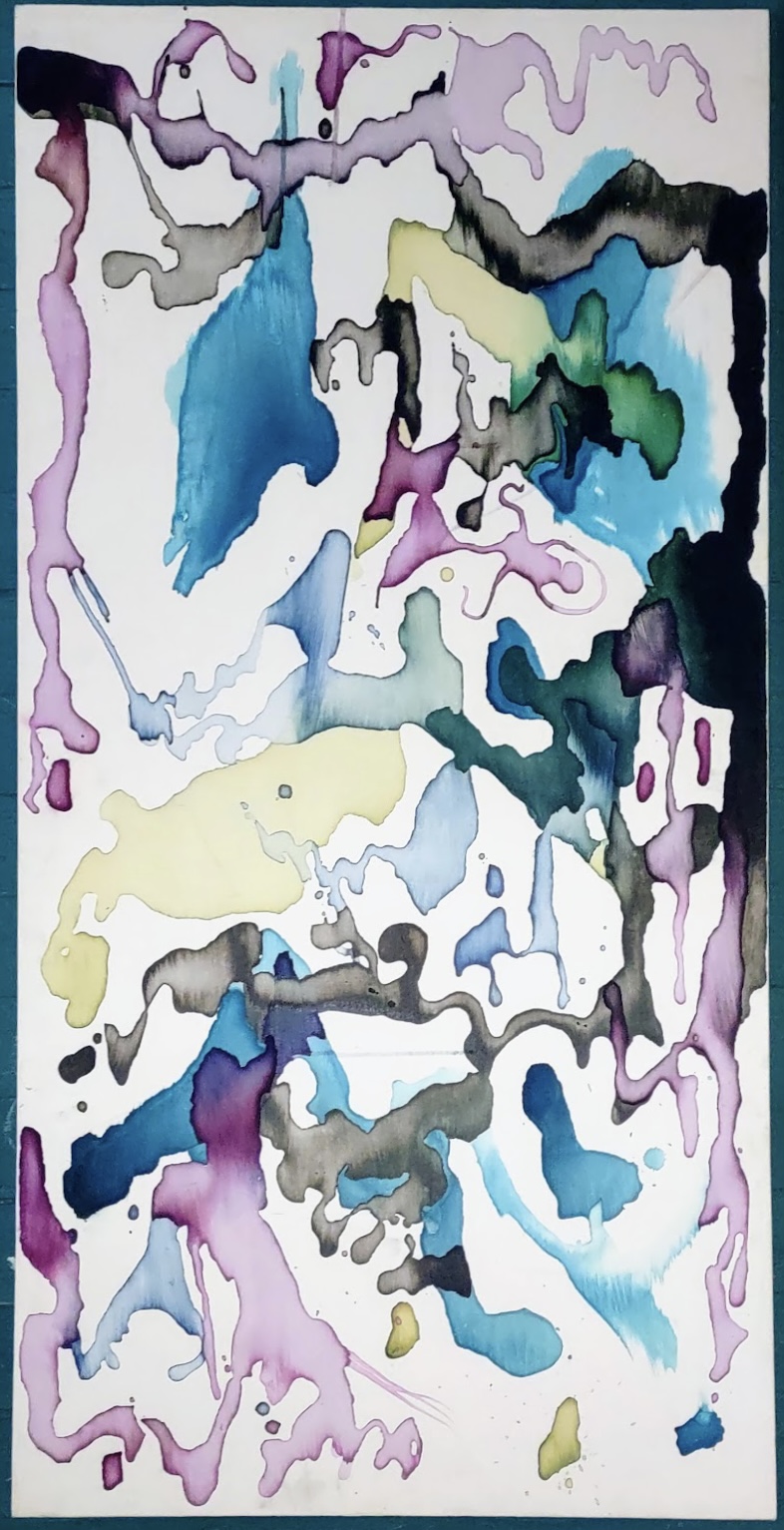 art by josh sebrasky. abstract blotches of color