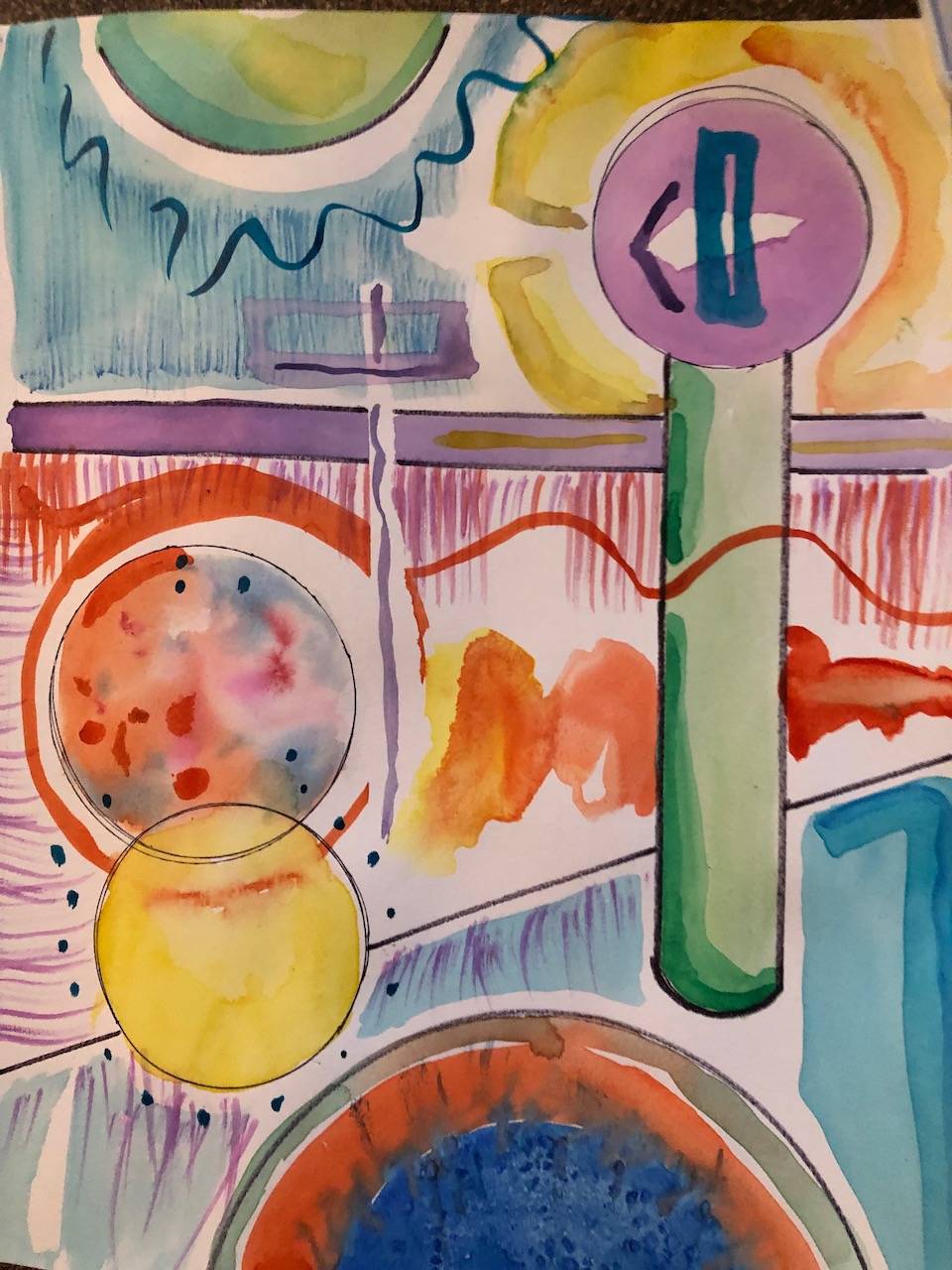 Watercolor (1) Beginner Watercolor Painting Class Pottery and Art