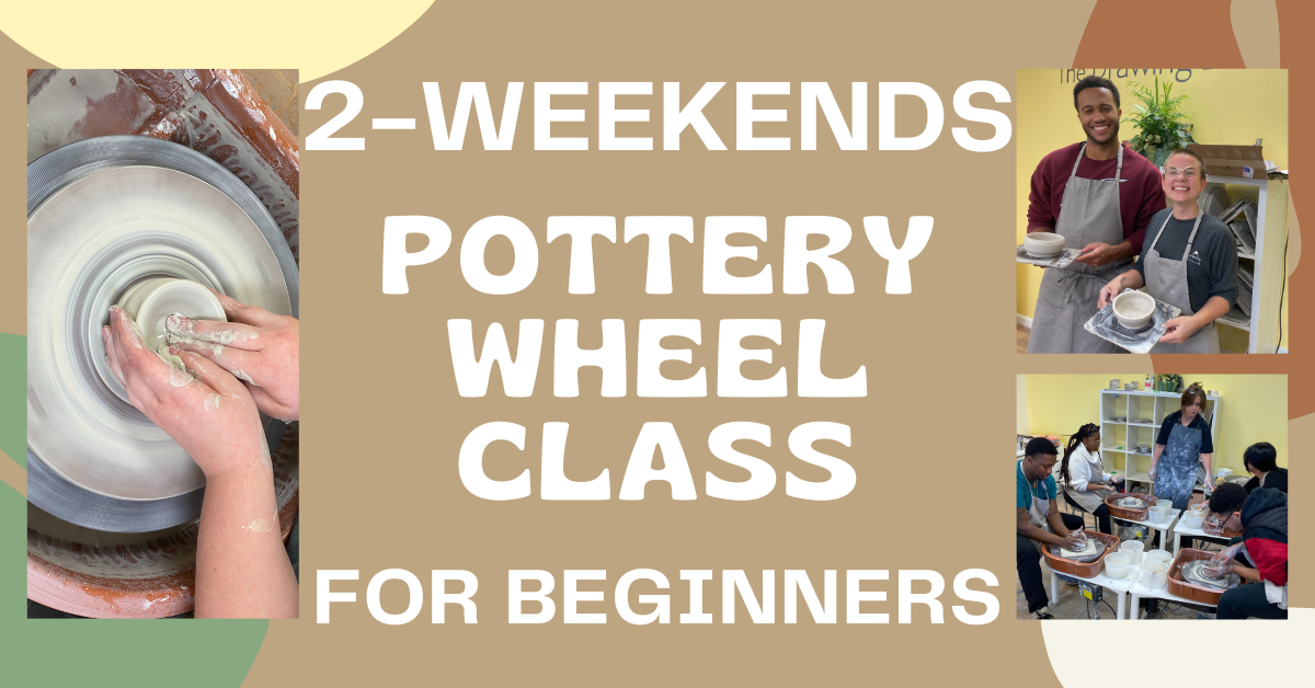 2-weekends pottery wheel class for beginners