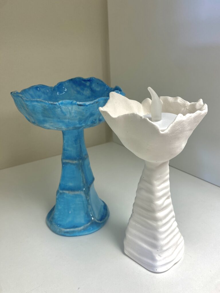 elevated candle holders