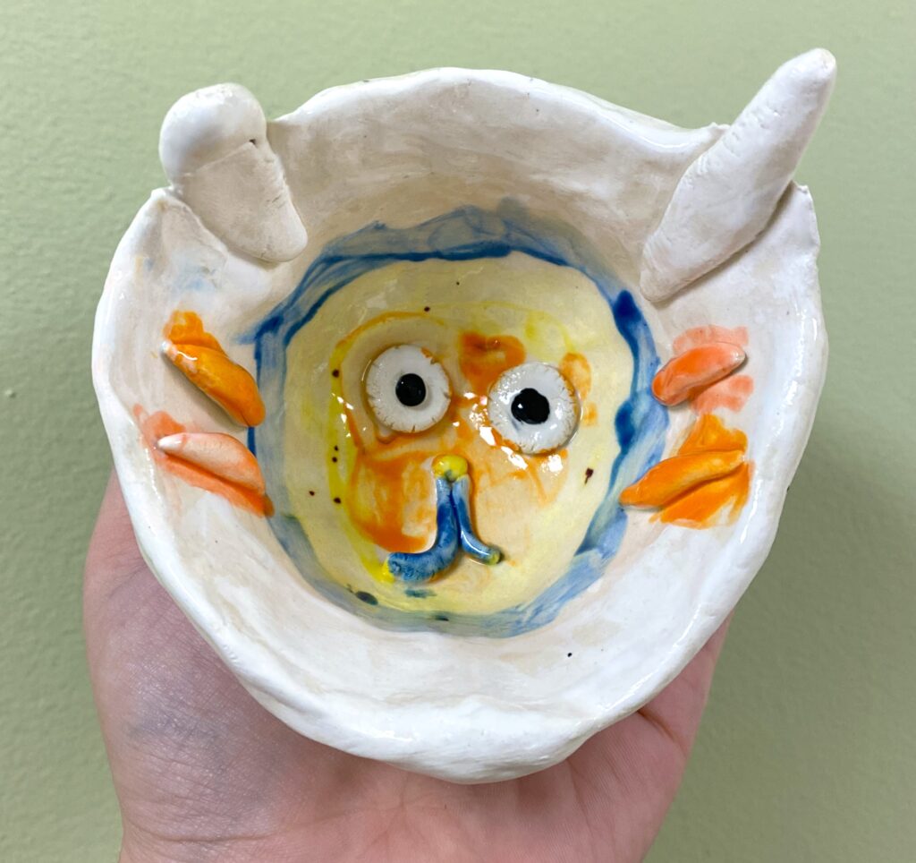 funny cat animal snack bowl